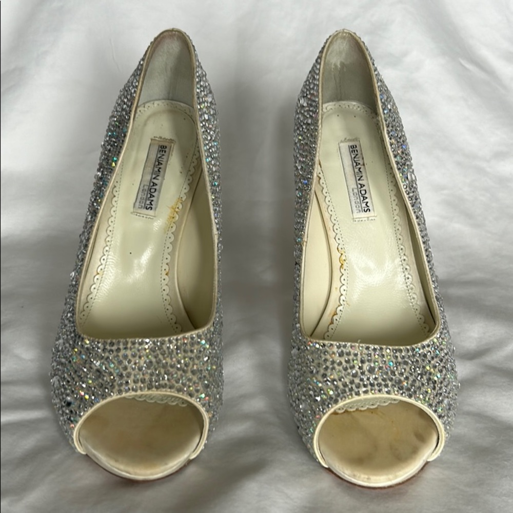 Benjamin Adams Swarovski Crystal Heel Shoes